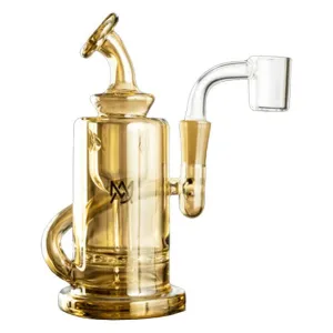 5" Mj Arsenal Ursa Mini Dab Rig - Gold - (1 Count)
