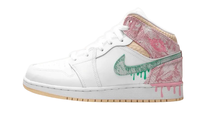 Air Jordan 1 Mid SE Paint Drip