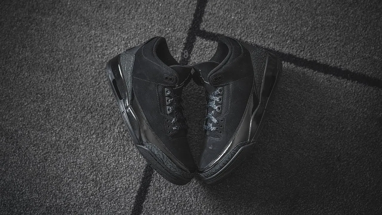 Air Jordan 3 Retro Black Cat (2025)