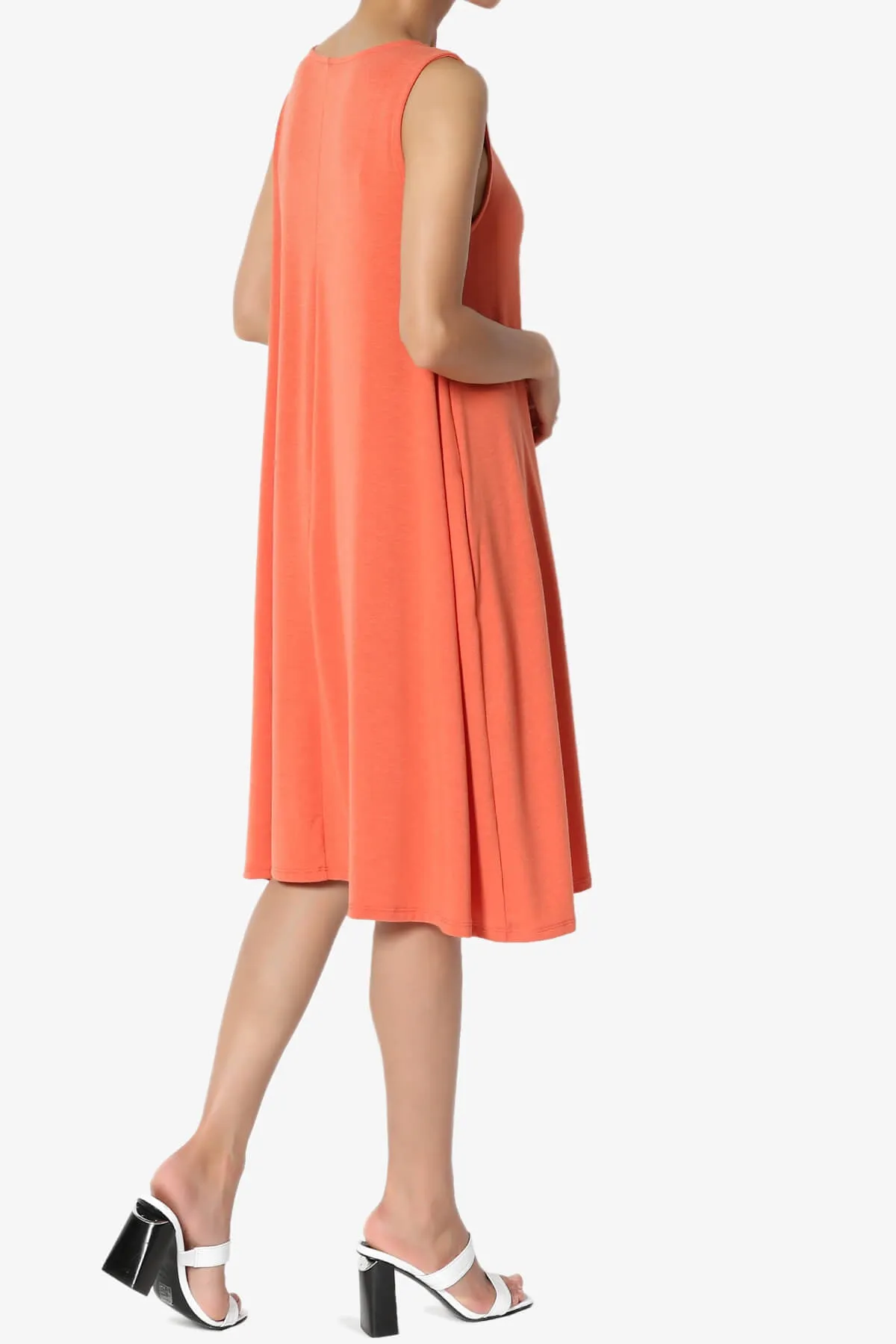 Allie Sleeveless Jersey A-Line Dress