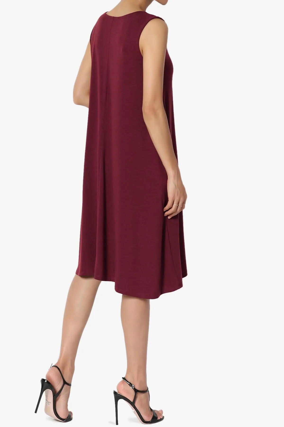 Allie Sleeveless Jersey A-Line Dress