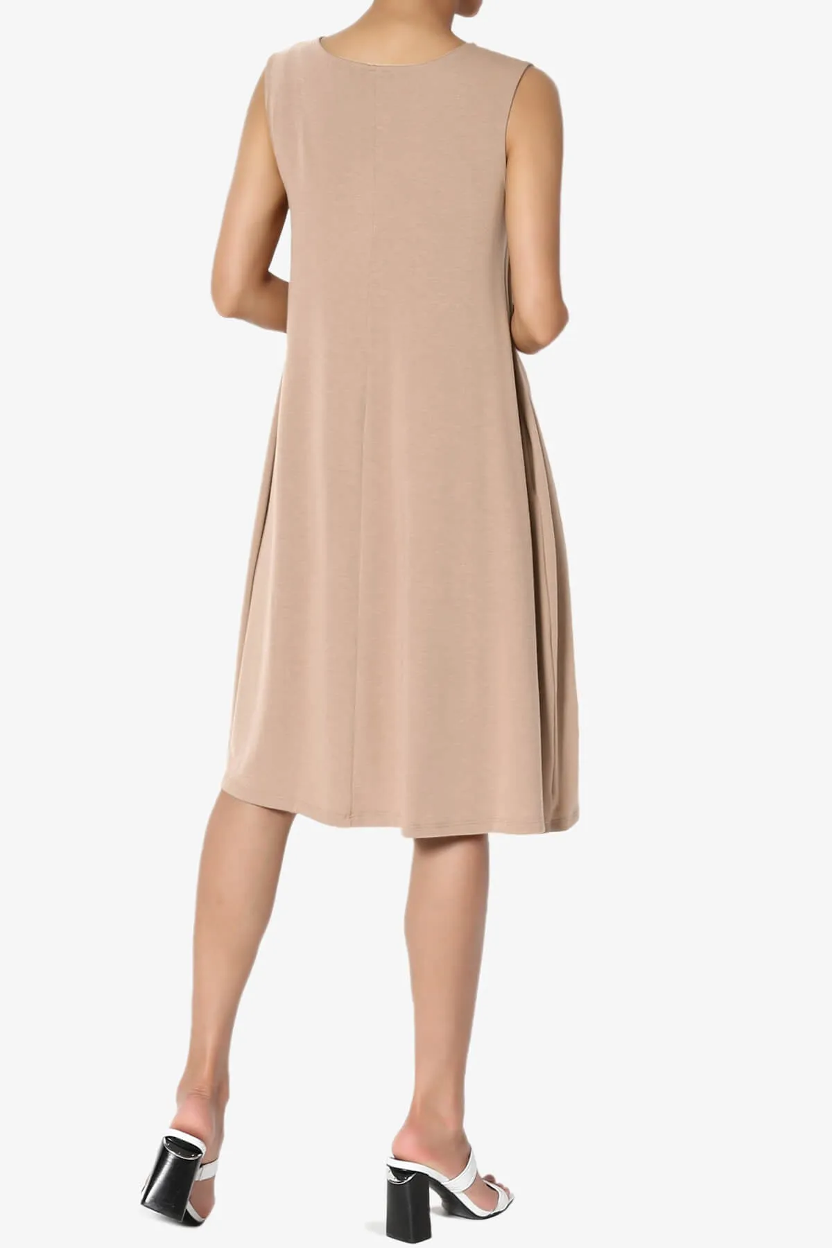 Allie Sleeveless Jersey A-Line Dress