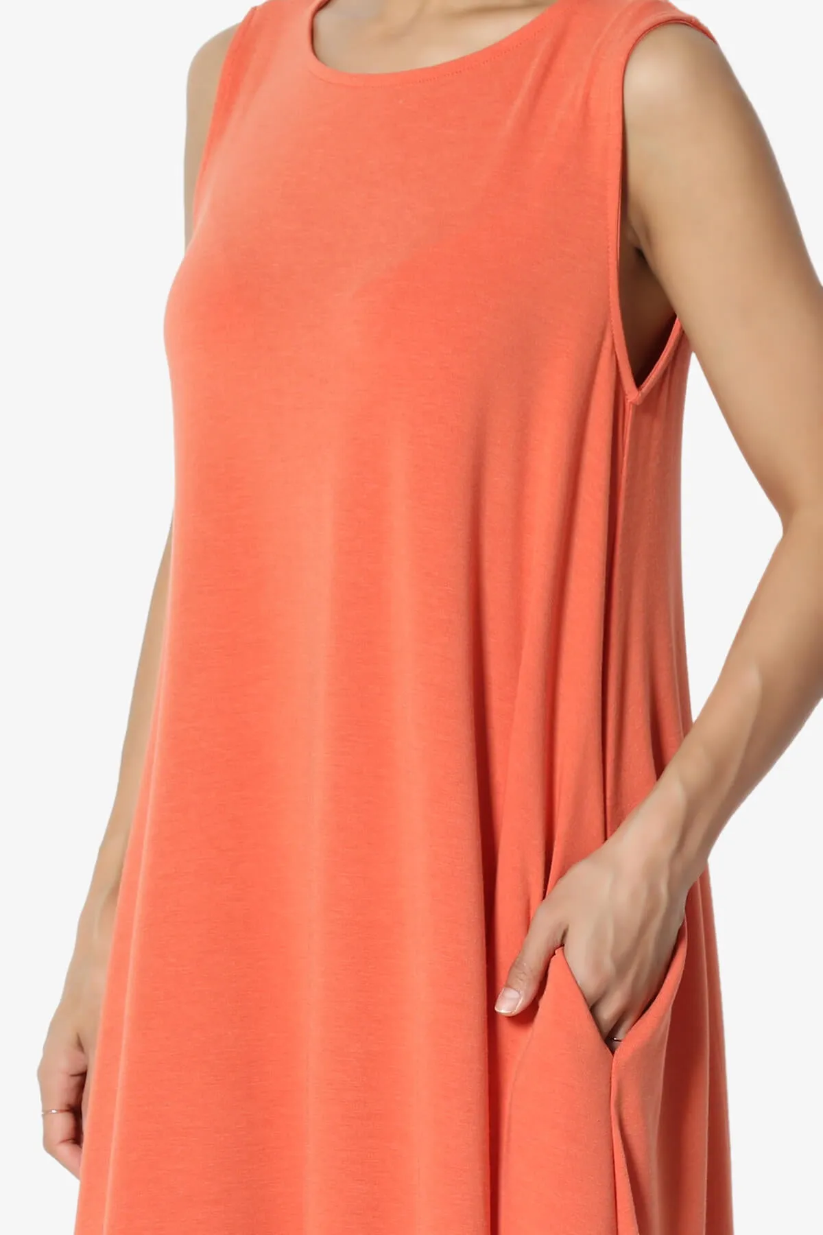 Allie Sleeveless Jersey A-Line Dress