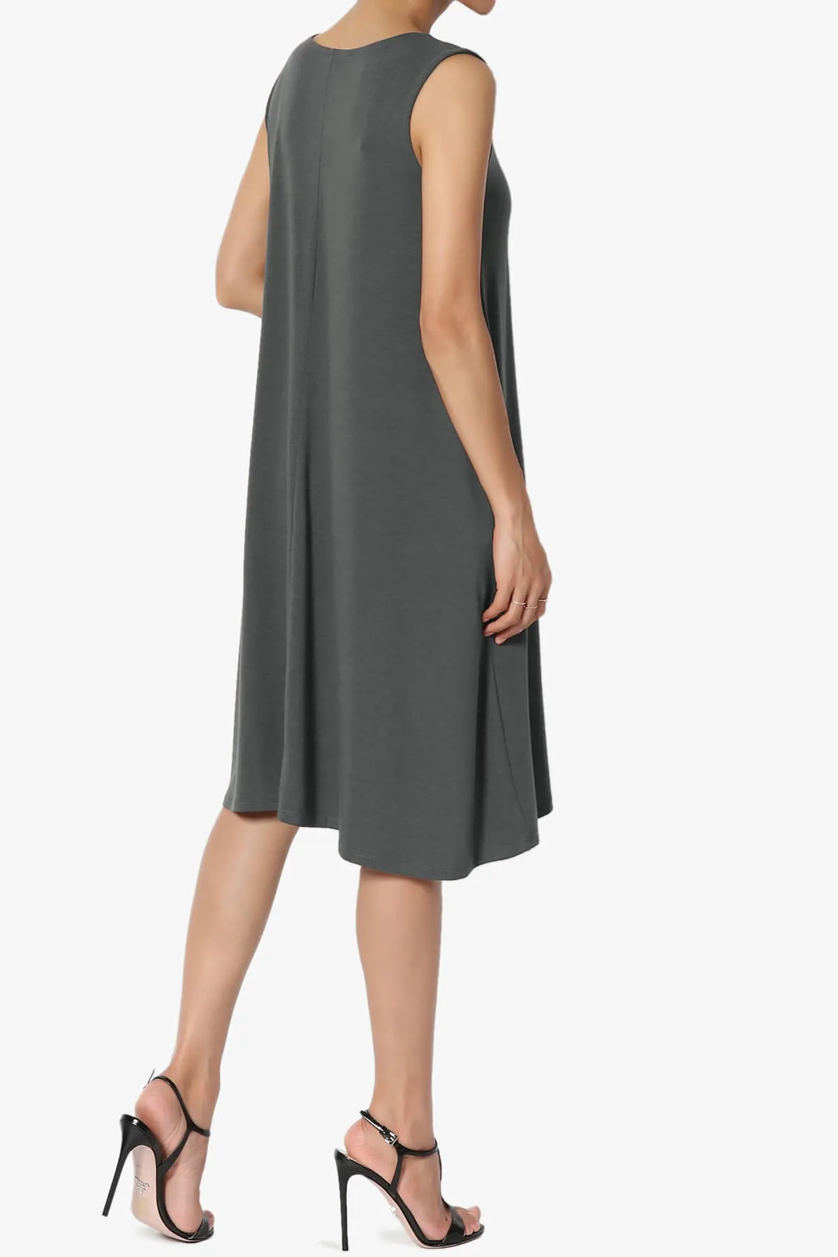 Allie Sleeveless Jersey A-Line Dress