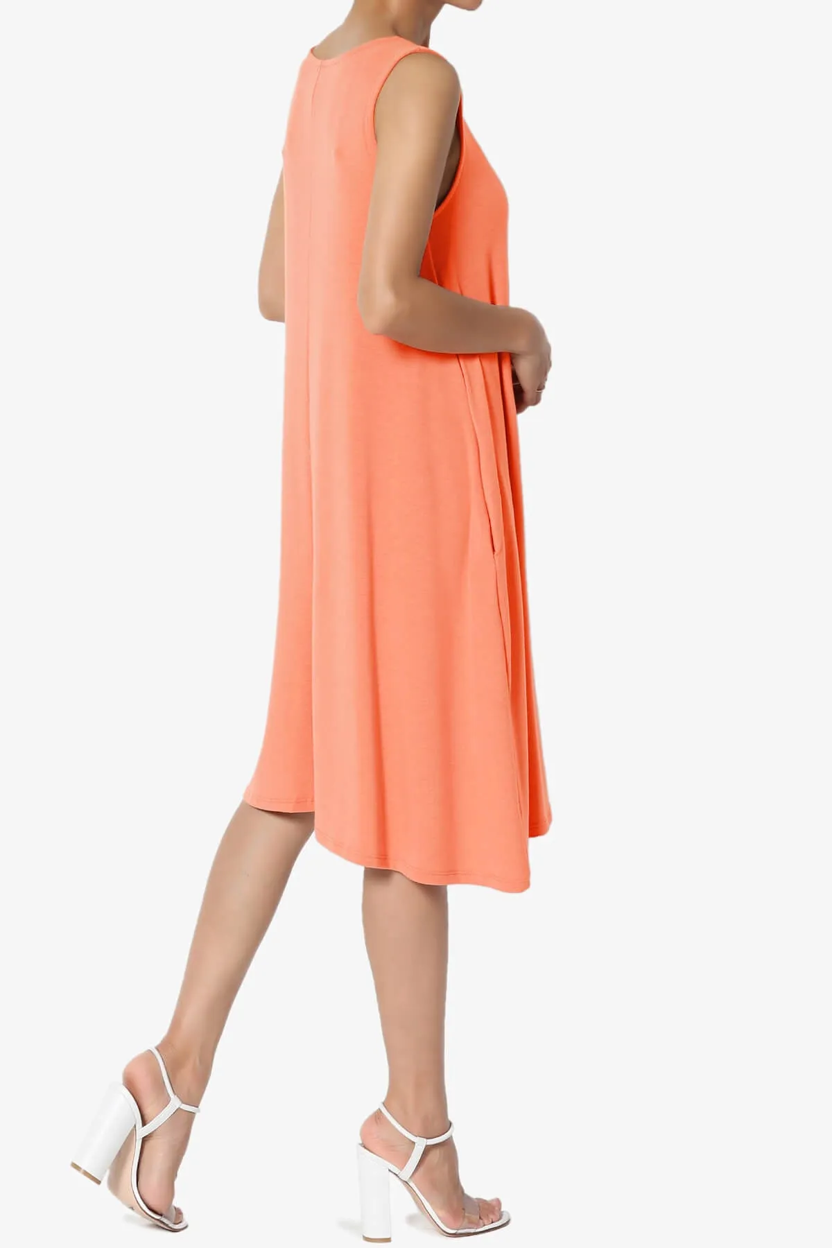 Allie Sleeveless Jersey A-Line Dress