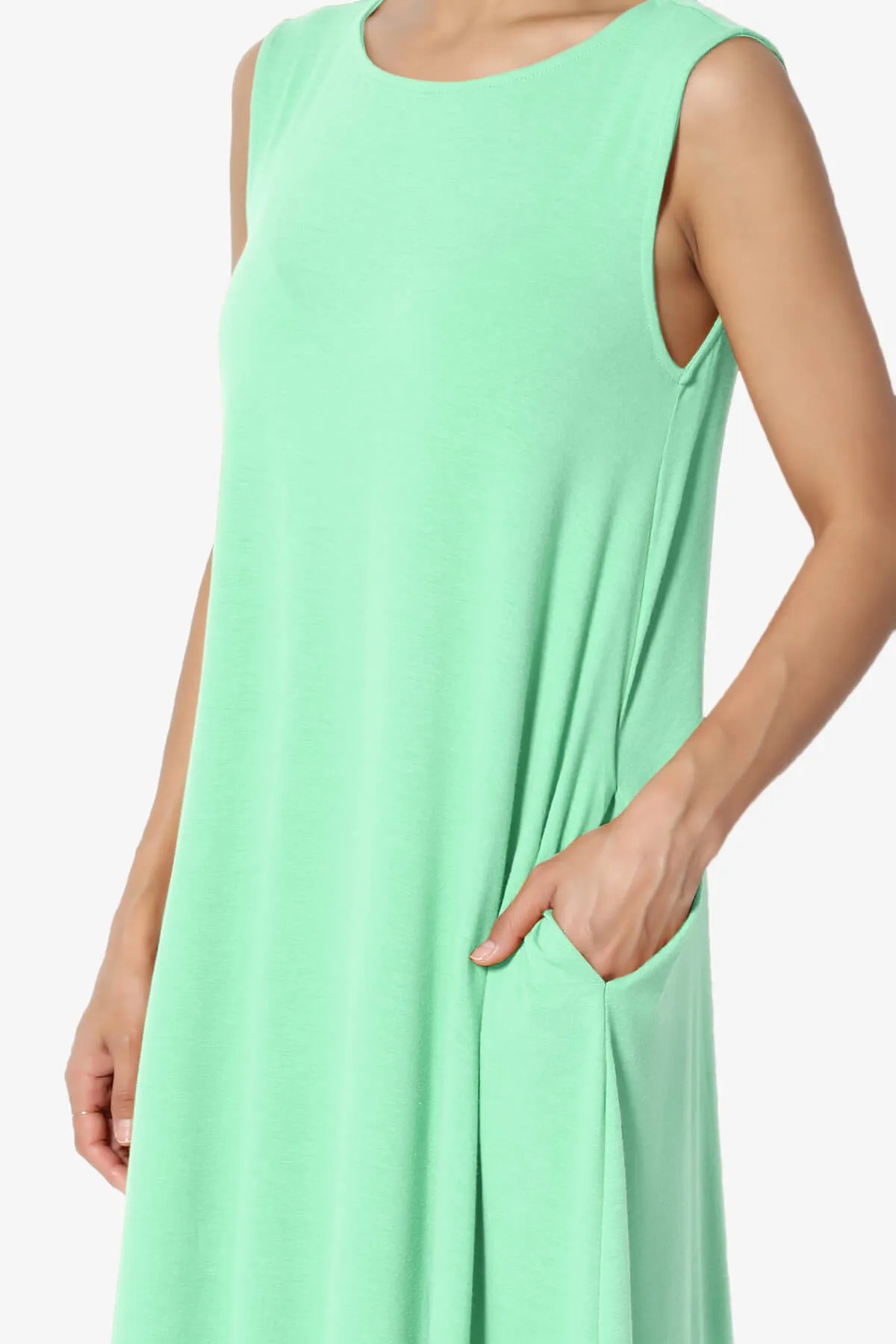 Allie Sleeveless Jersey A-Line Dress
