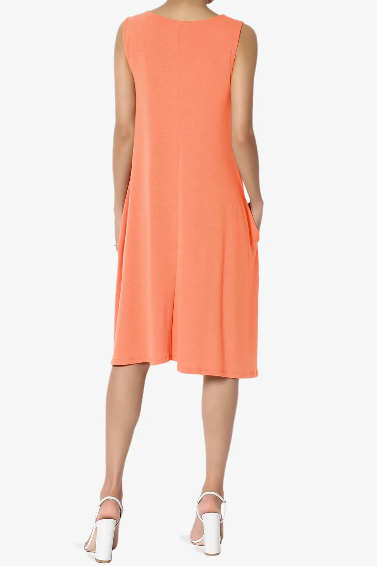 Allie Sleeveless Jersey A-Line Dress