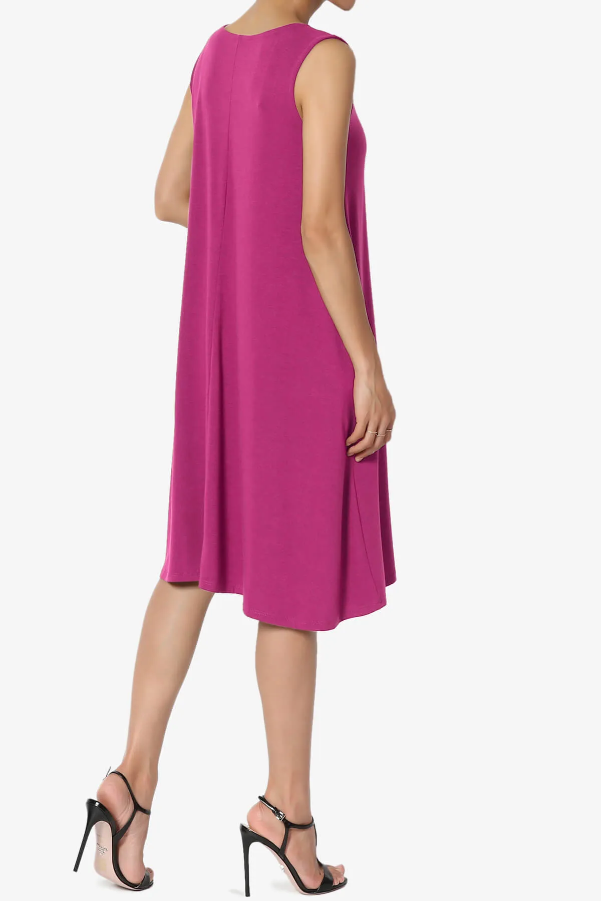Allie Sleeveless Jersey A-Line Dress