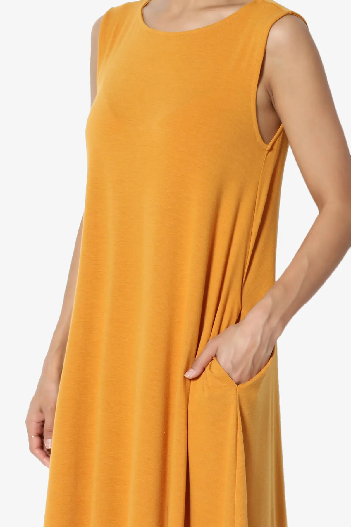Allie Sleeveless Jersey A-Line Dress