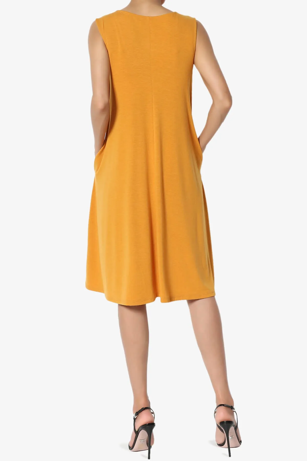 Allie Sleeveless Jersey A-Line Dress