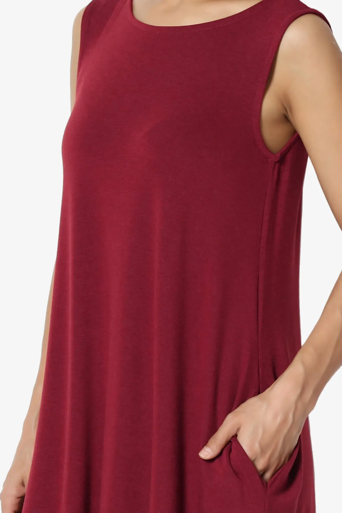 Allie Sleeveless Jersey A-Line Dress