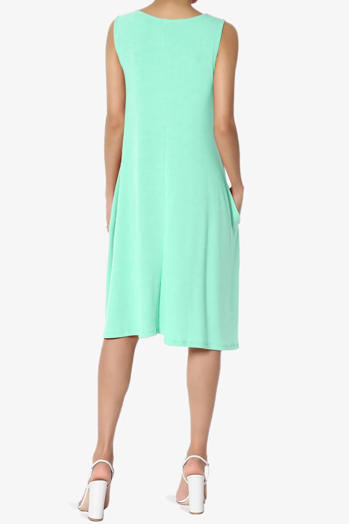 Allie Sleeveless Jersey A-Line Dress