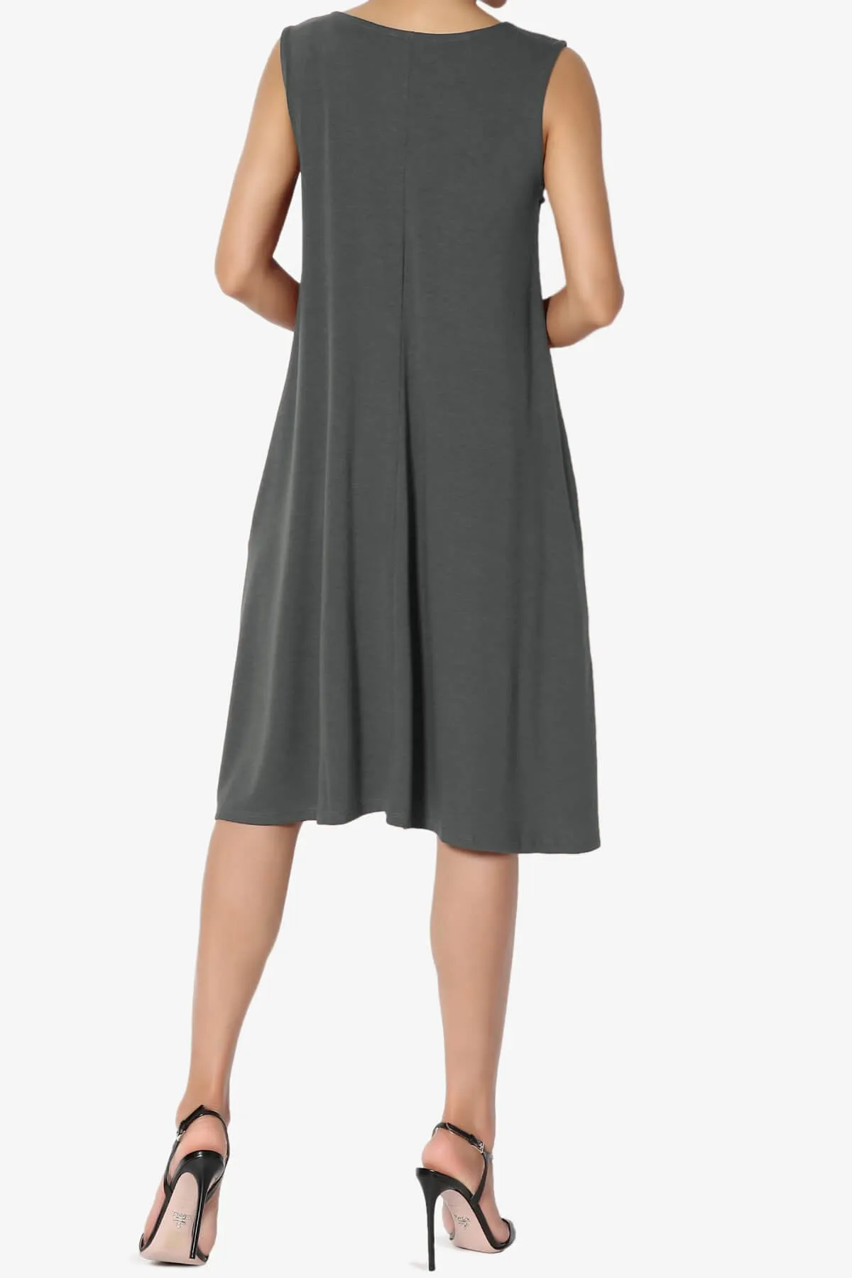 Allie Sleeveless Jersey A-Line Dress