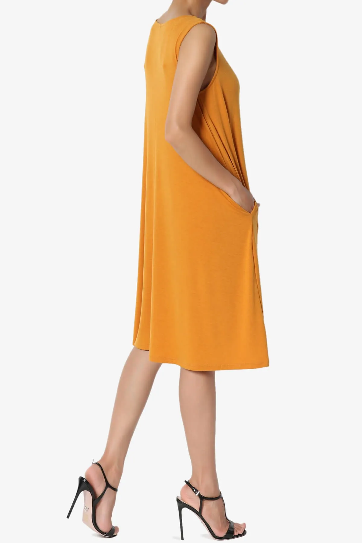 Allie Sleeveless Jersey A-Line Dress