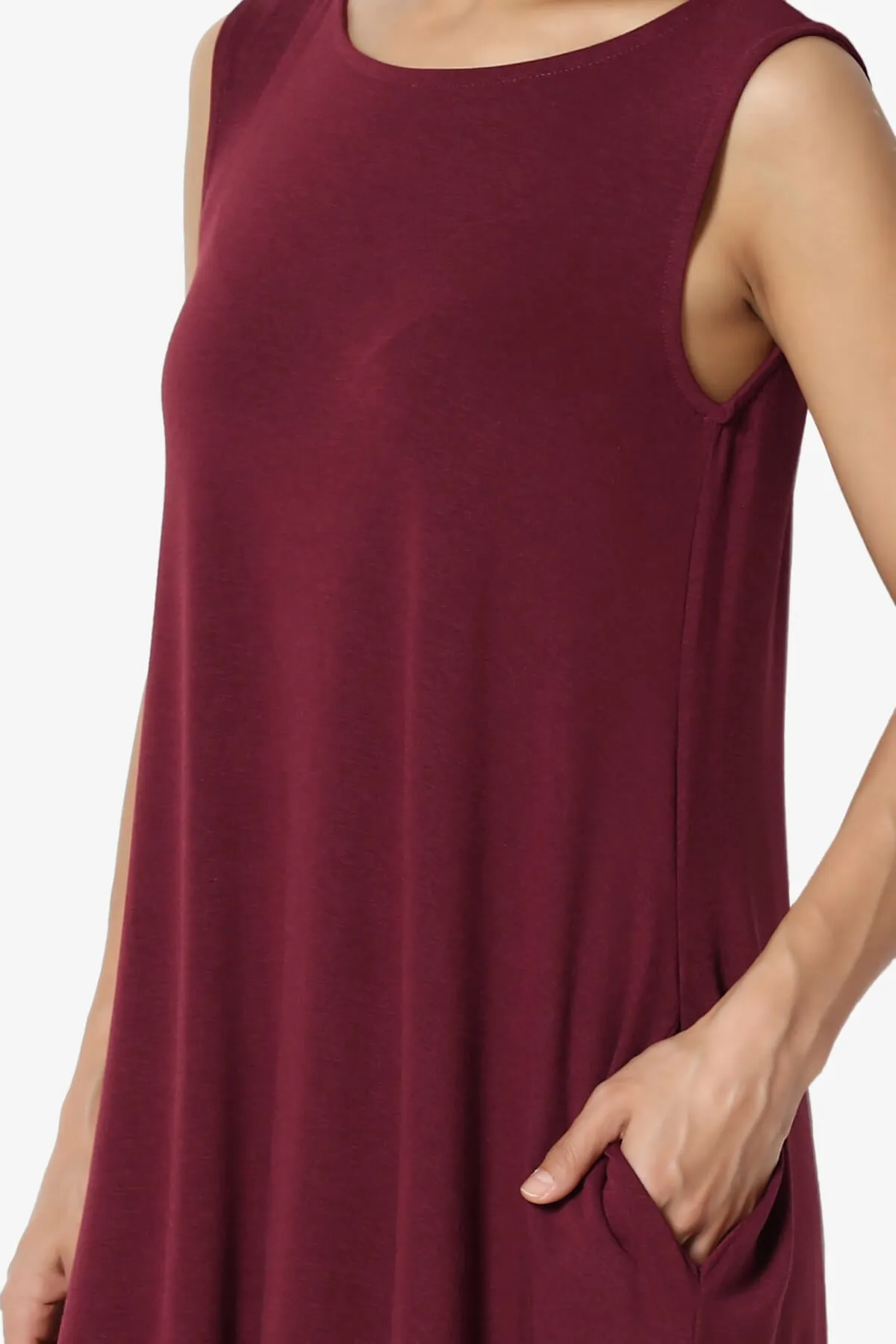 Allie Sleeveless Jersey A-Line Dress