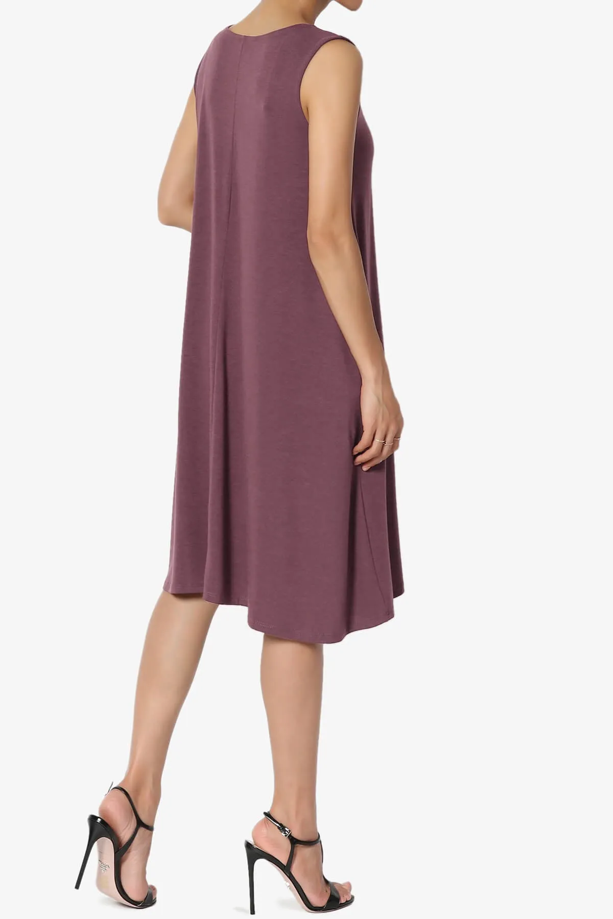 Allie Sleeveless Jersey A-Line Dress