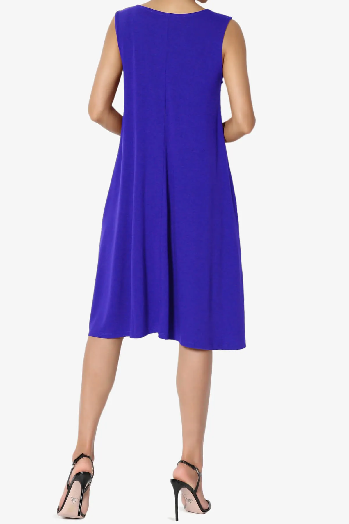 Allie Sleeveless Jersey A-Line Dress