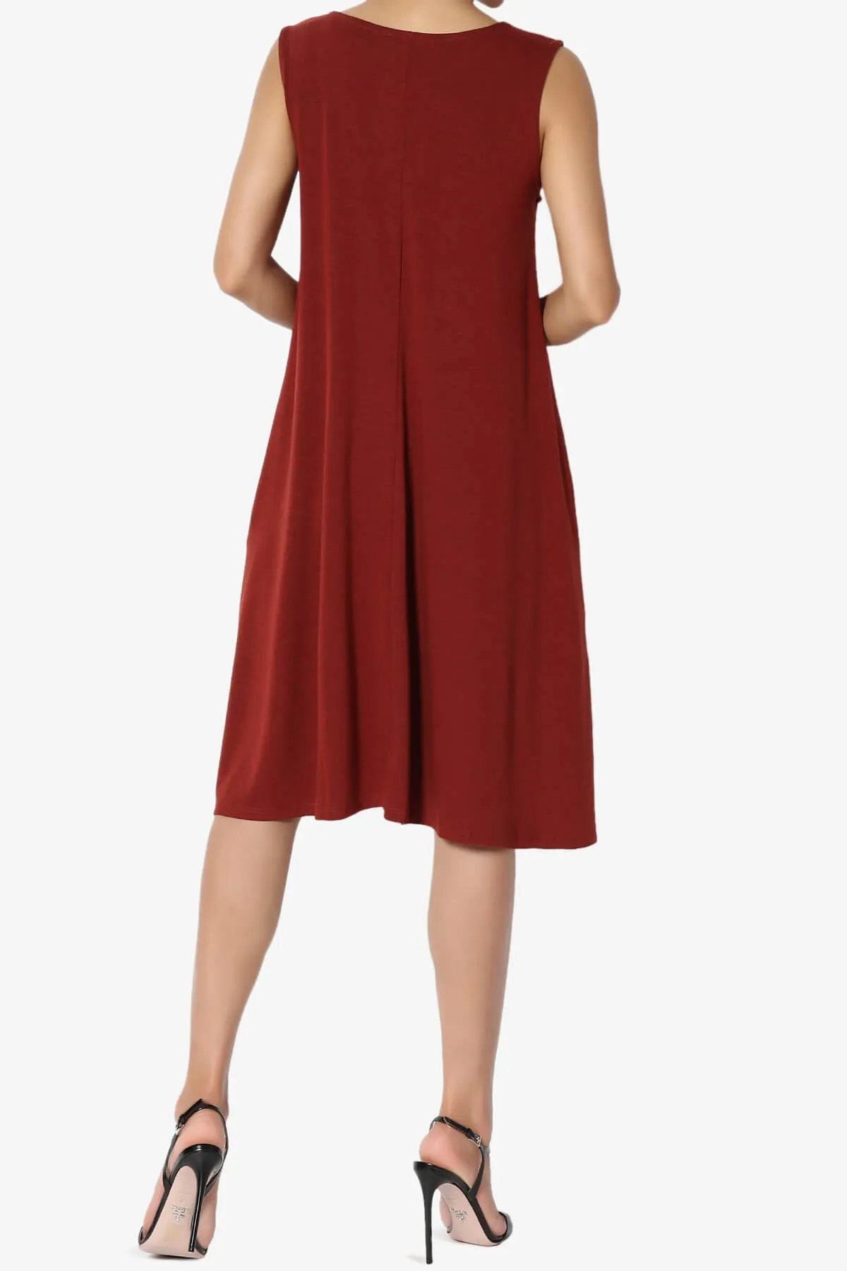 Allie Sleeveless Jersey A-Line Dress