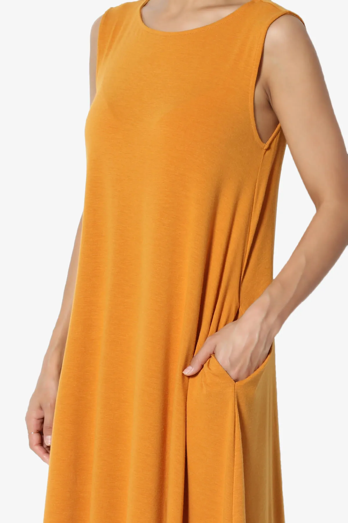 Allie Sleeveless Jersey A-Line Dress