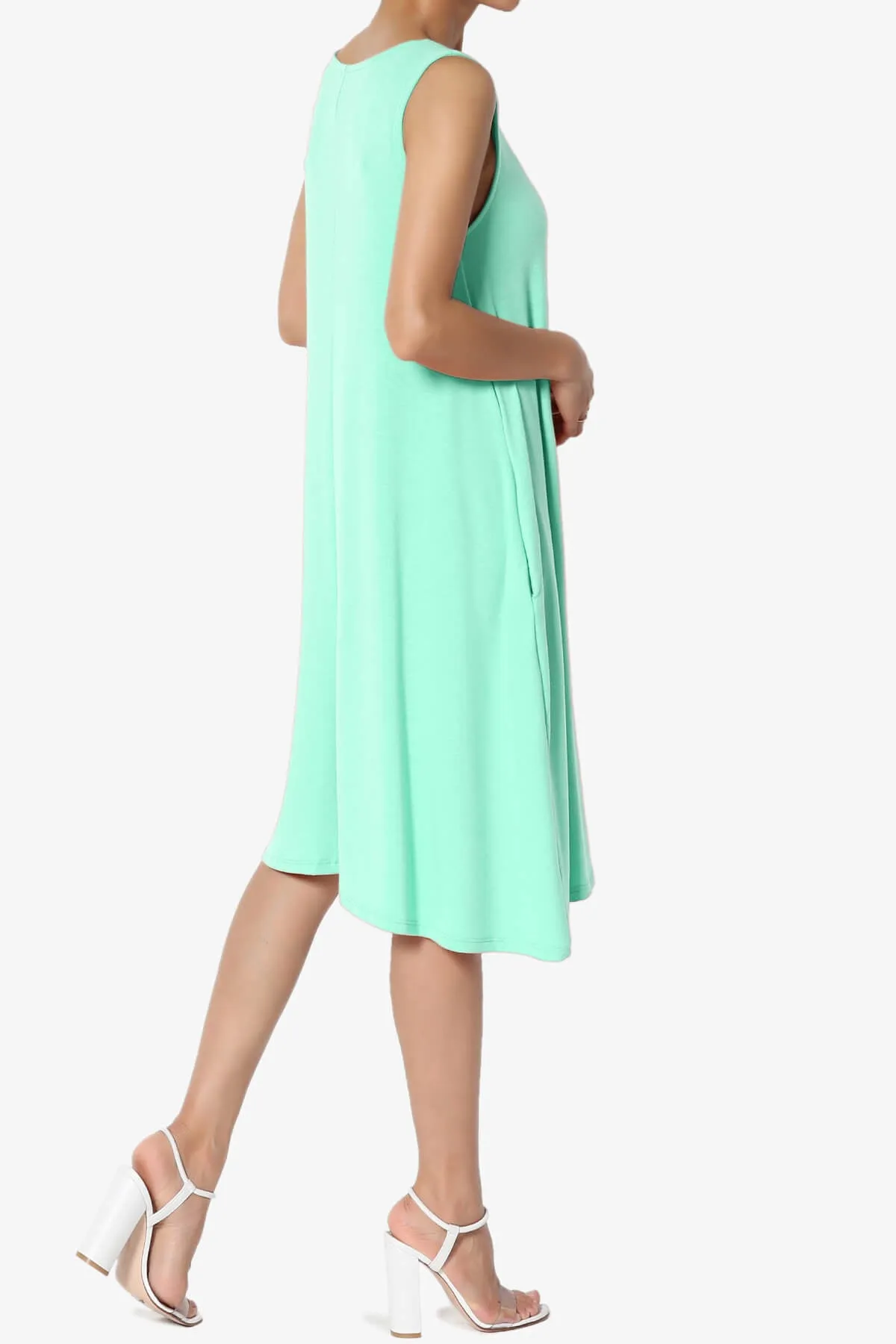 Allie Sleeveless Jersey A-Line Dress
