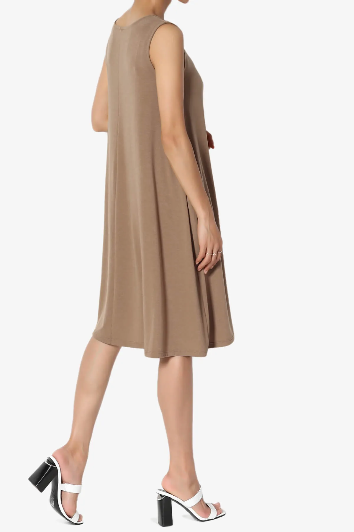 Allie Sleeveless Jersey A-Line Dress