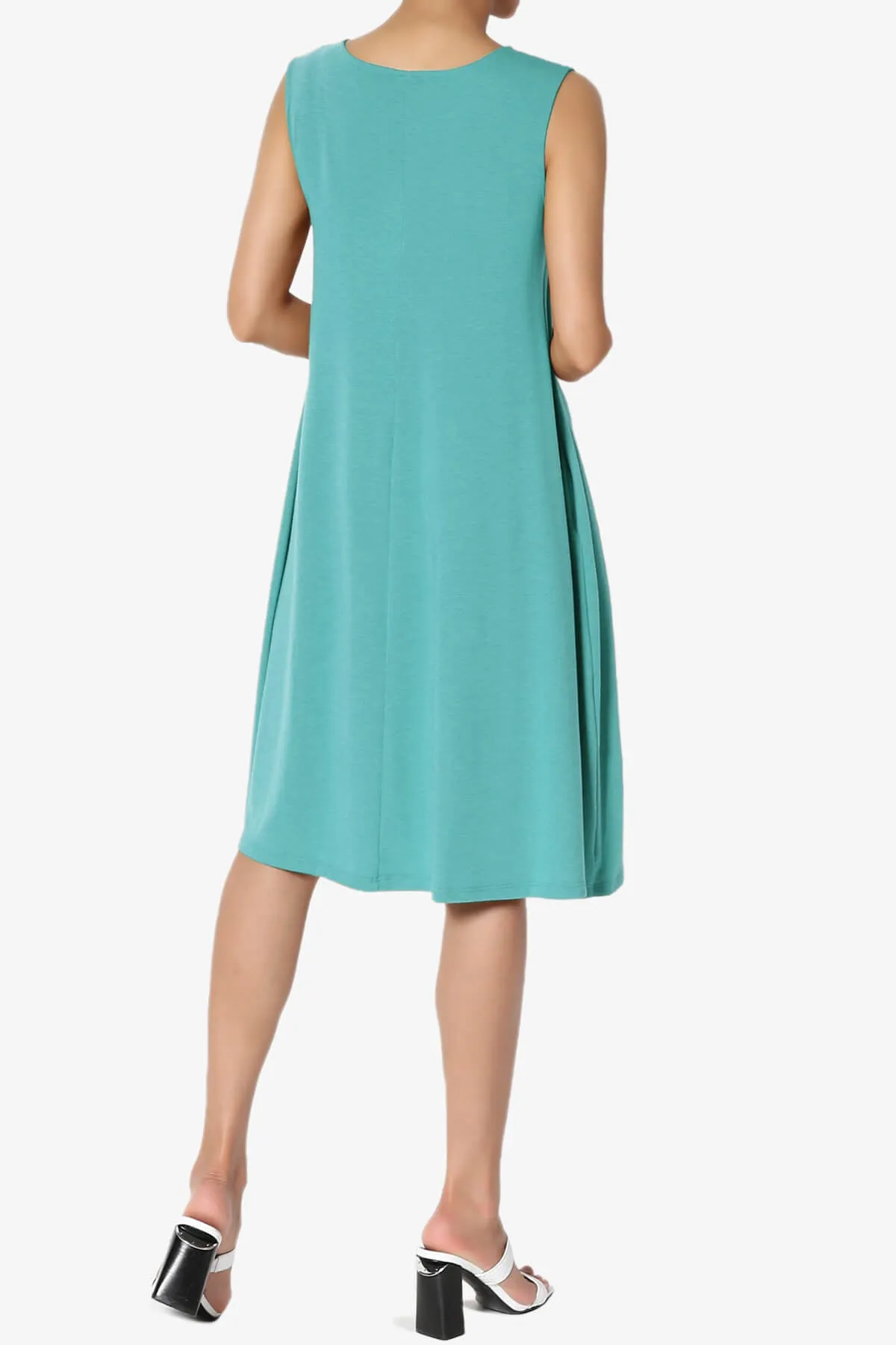 Allie Sleeveless Jersey A-Line Dress