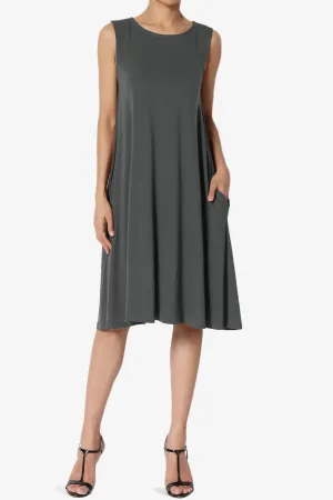 Allie Sleeveless Jersey A-Line Dress