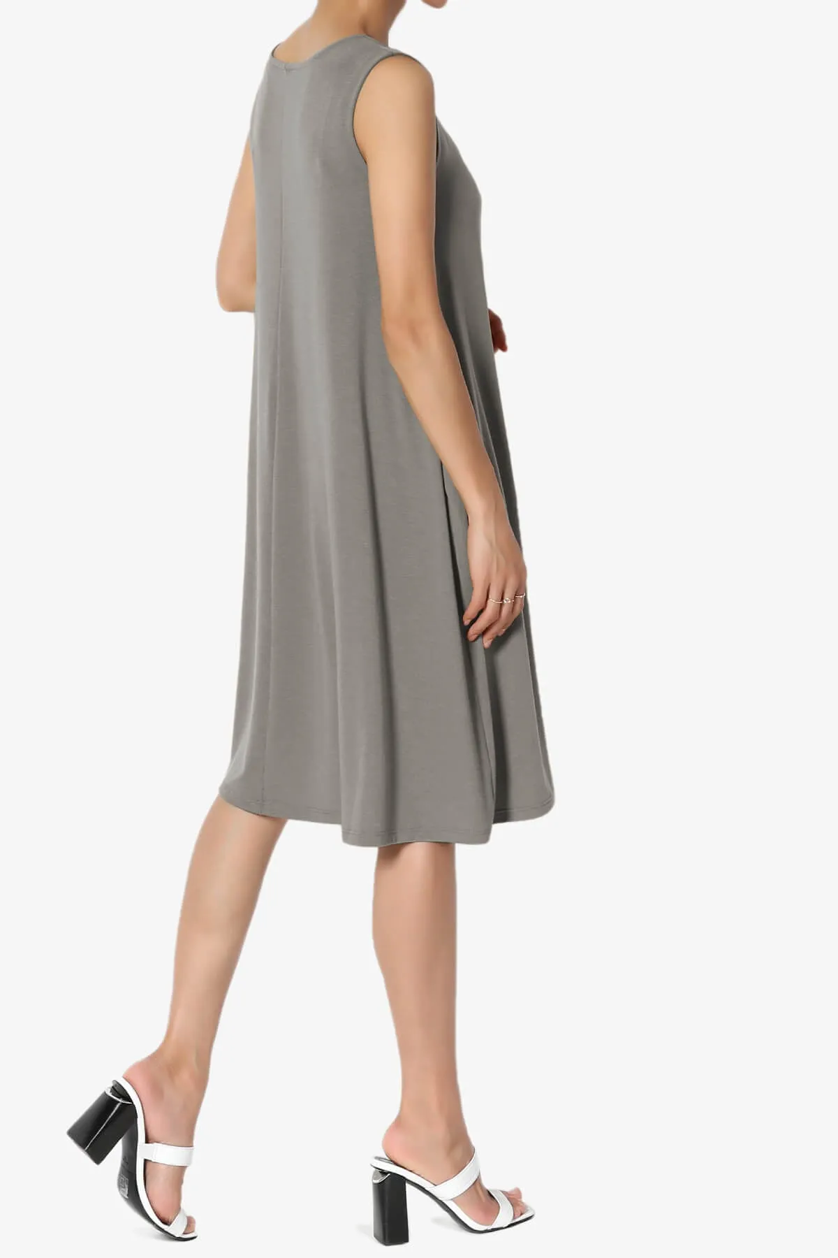 Allie Sleeveless Jersey A-Line Dress