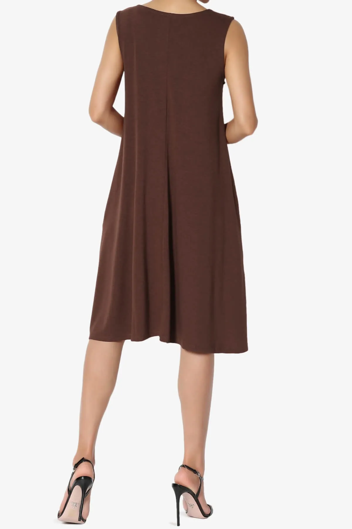 Allie Sleeveless Jersey A-Line Dress