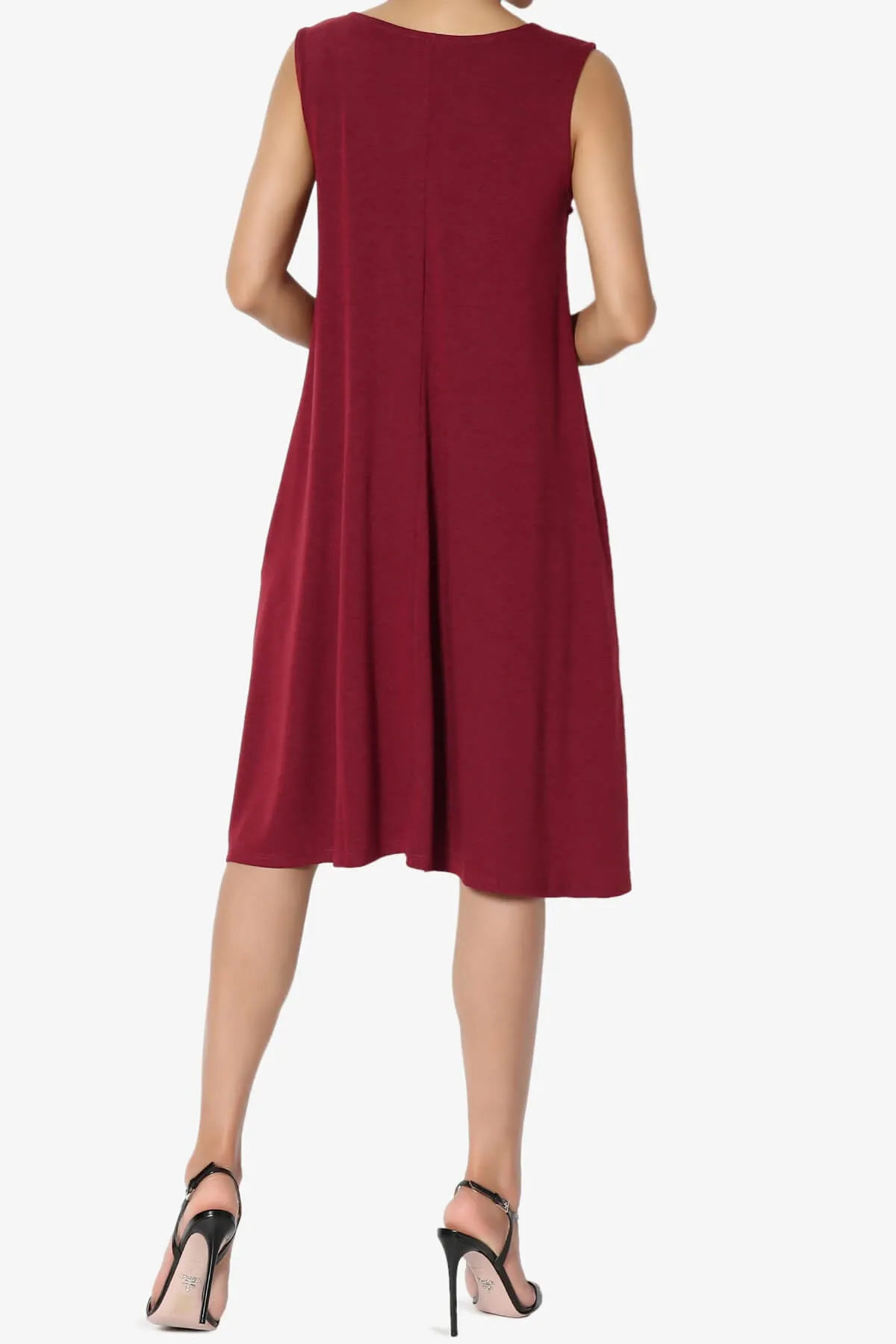 Allie Sleeveless Jersey A-Line Dress