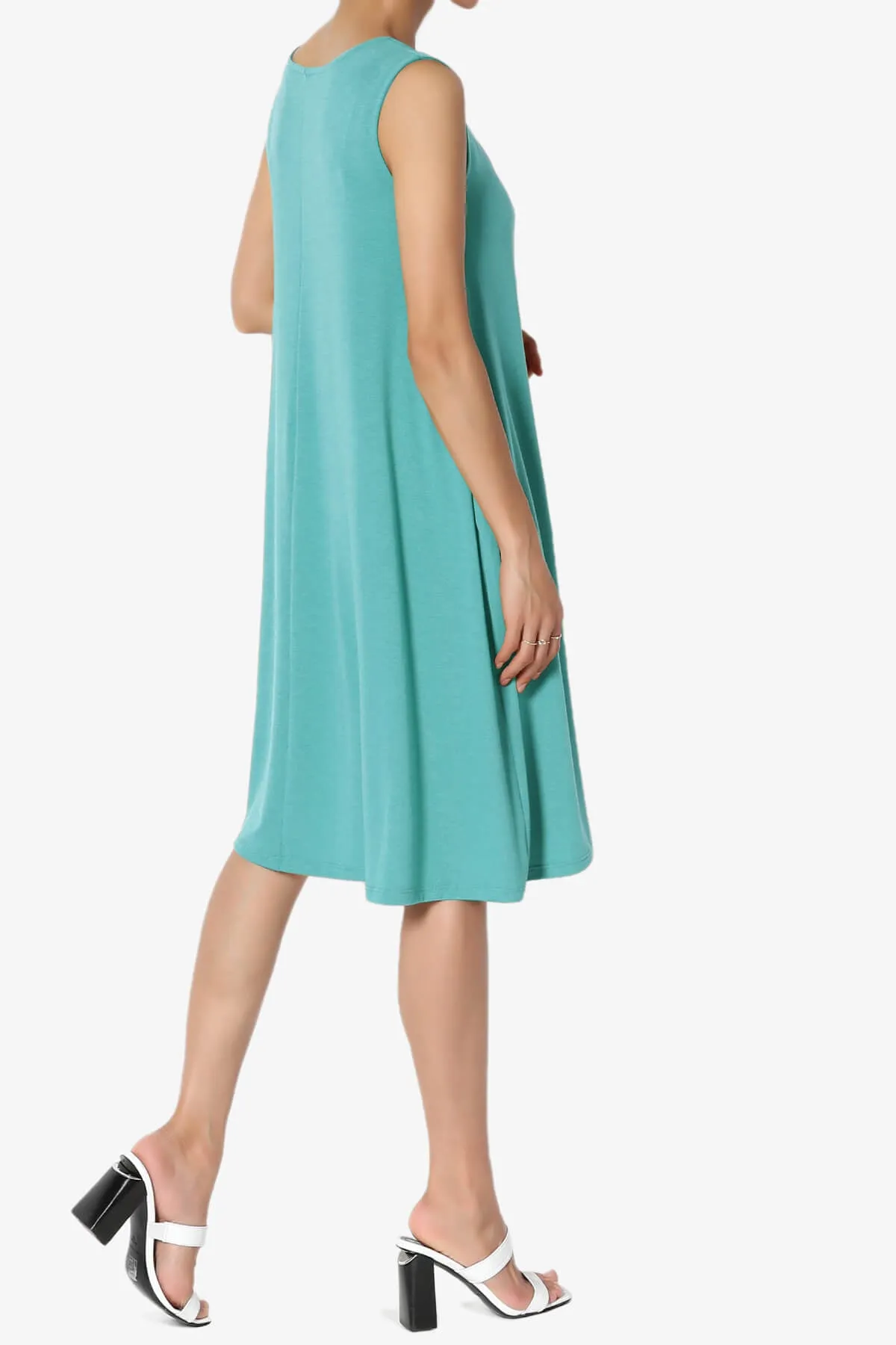 Allie Sleeveless Jersey A-Line Dress