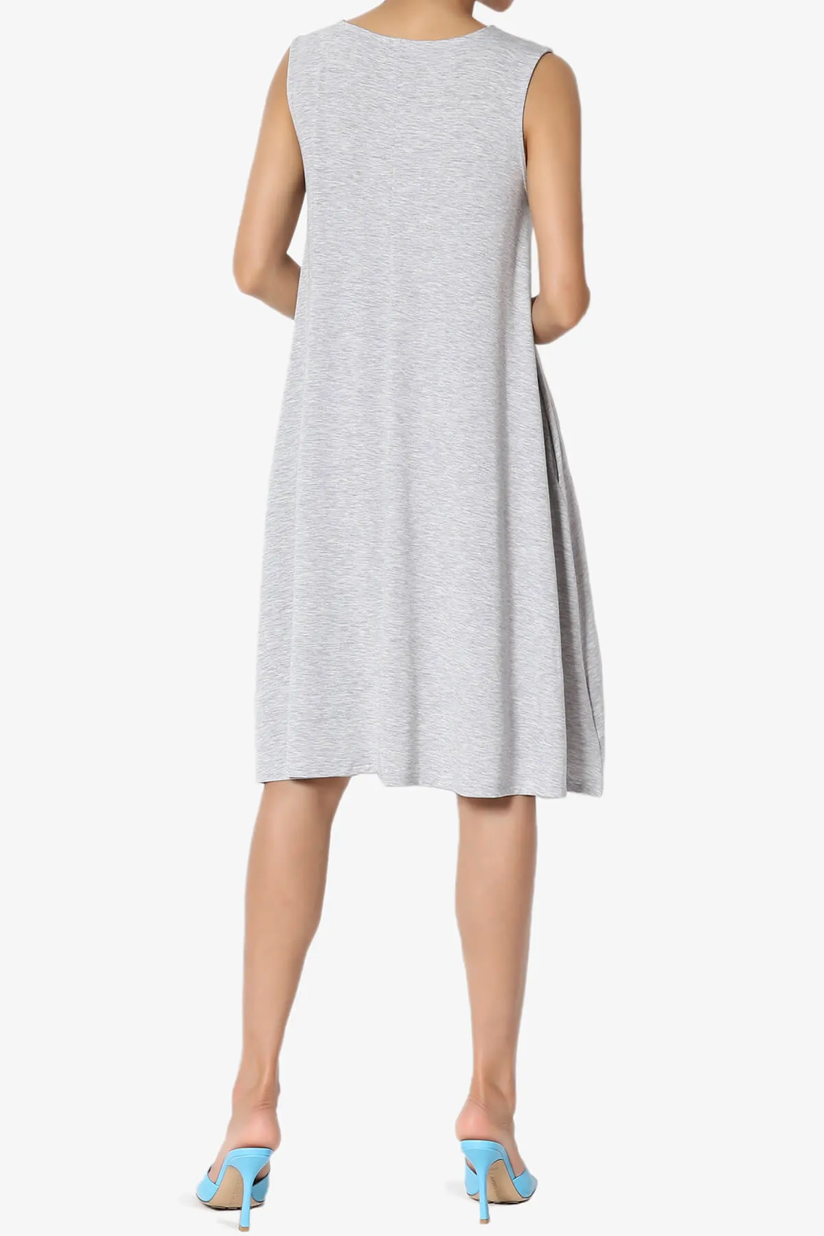 Allie Sleeveless Jersey A-Line Dress