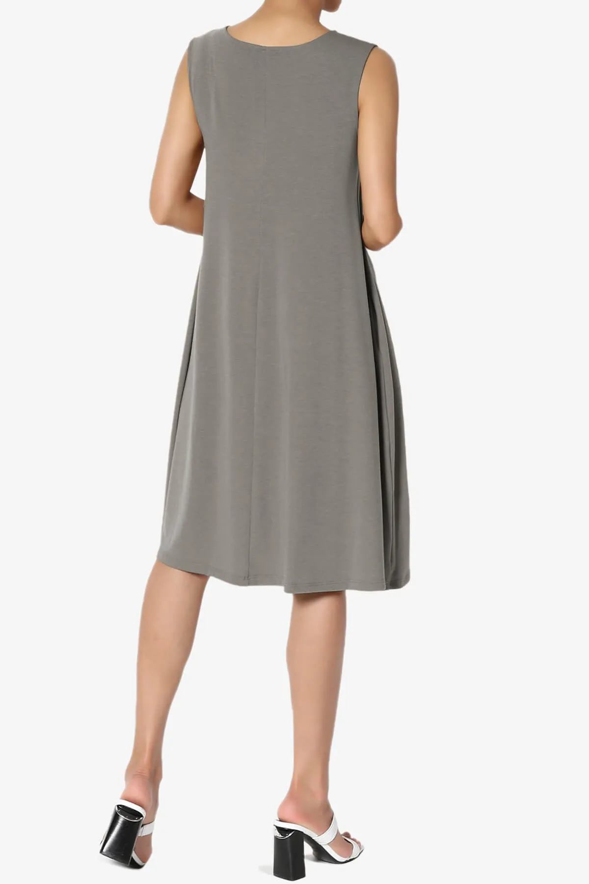 Allie Sleeveless Jersey A-Line Dress
