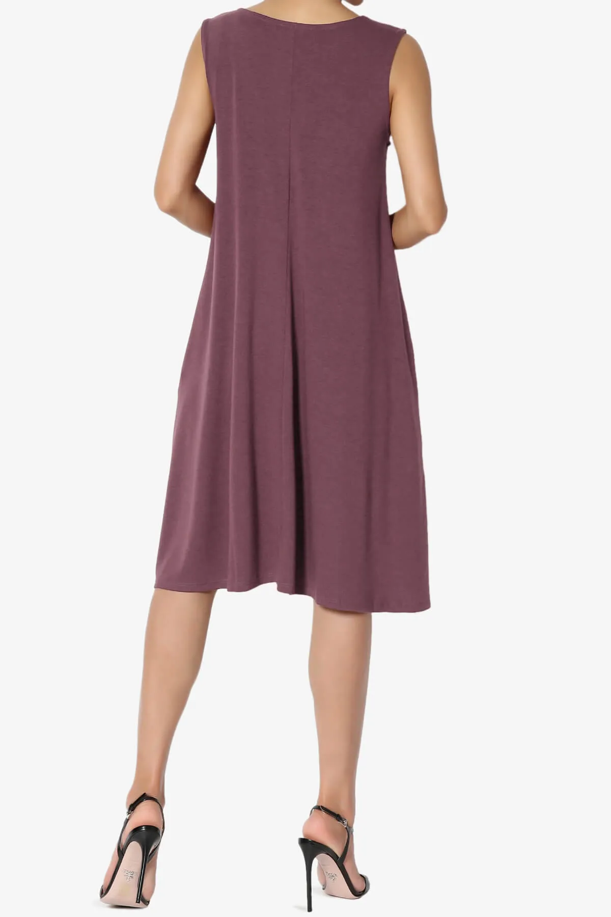 Allie Sleeveless Jersey A-Line Dress