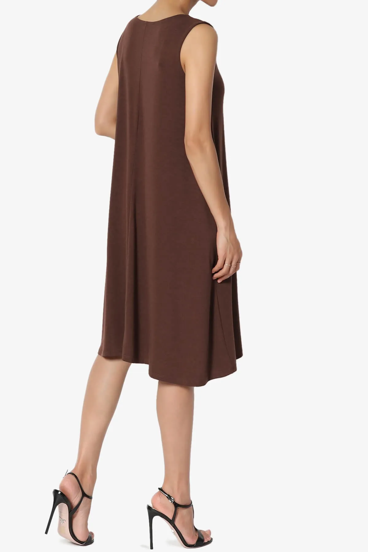 Allie Sleeveless Jersey A-Line Dress