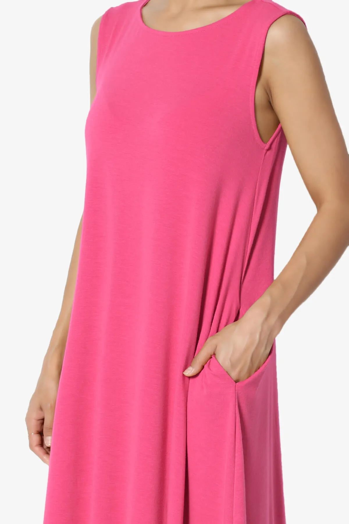 Allie Sleeveless Jersey A-Line Dress