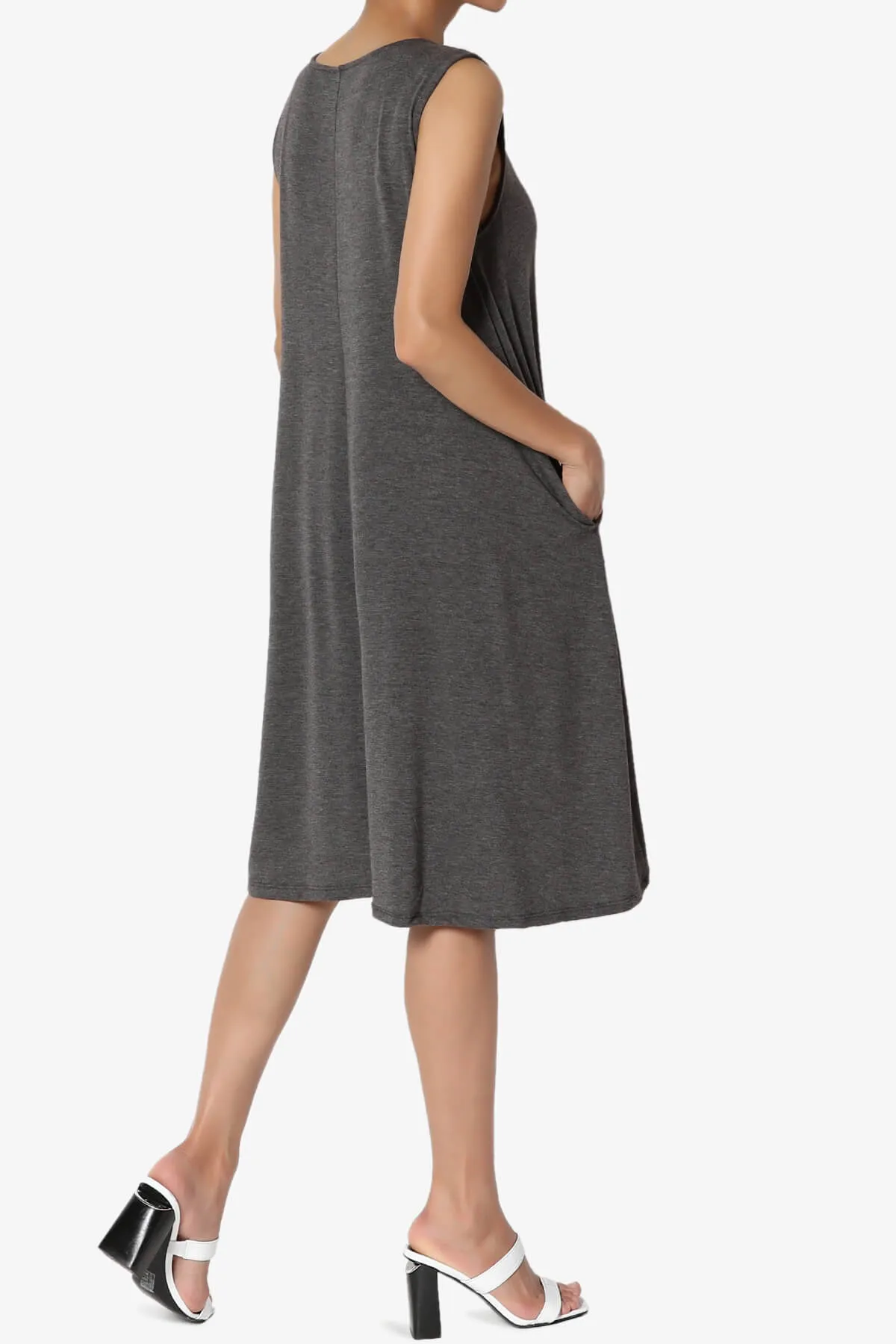 Allie Sleeveless Jersey A-Line Dress