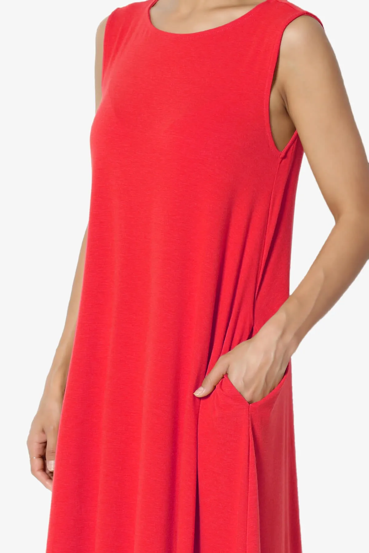 Allie Sleeveless Jersey A-Line Dress
