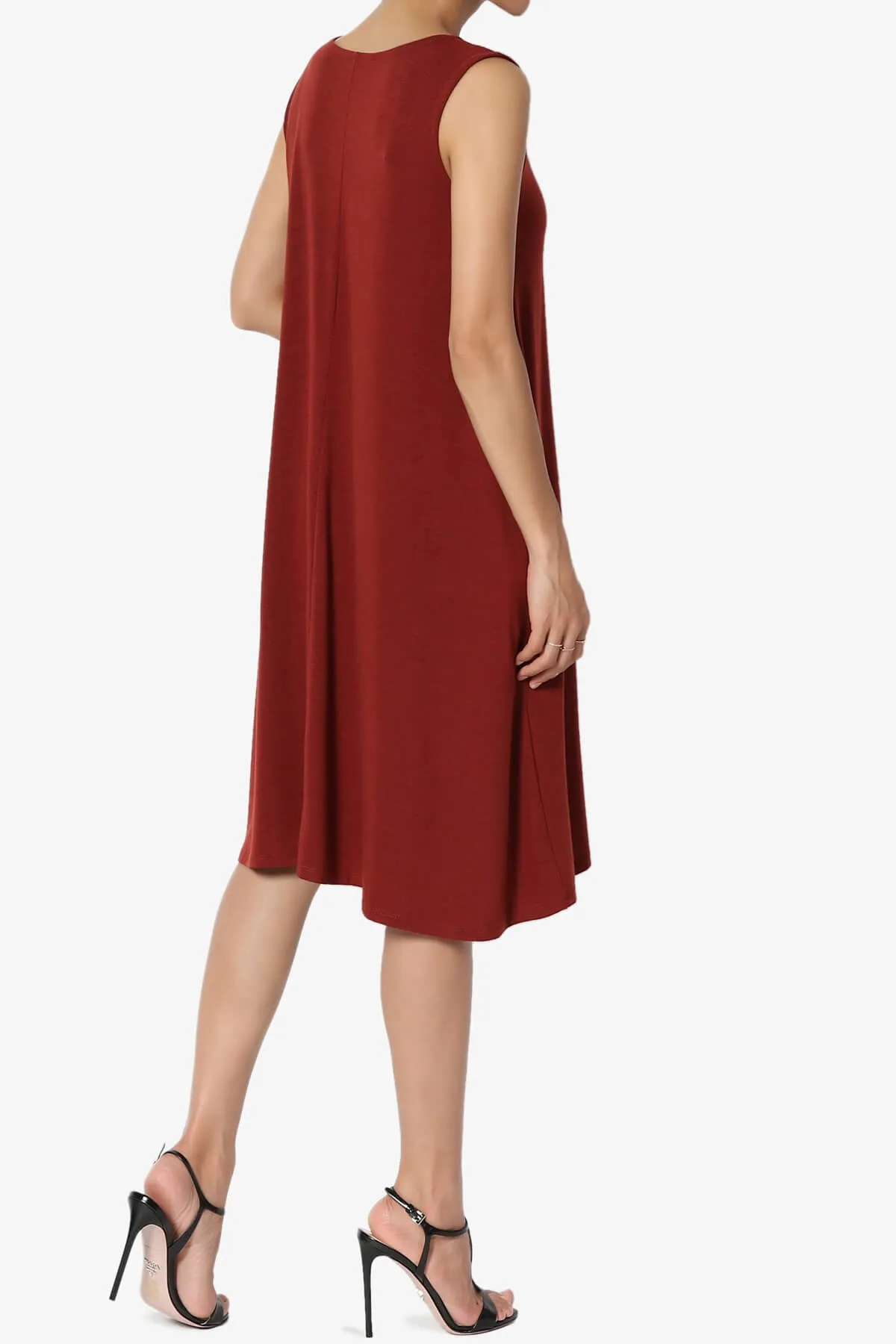 Allie Sleeveless Jersey A-Line Dress
