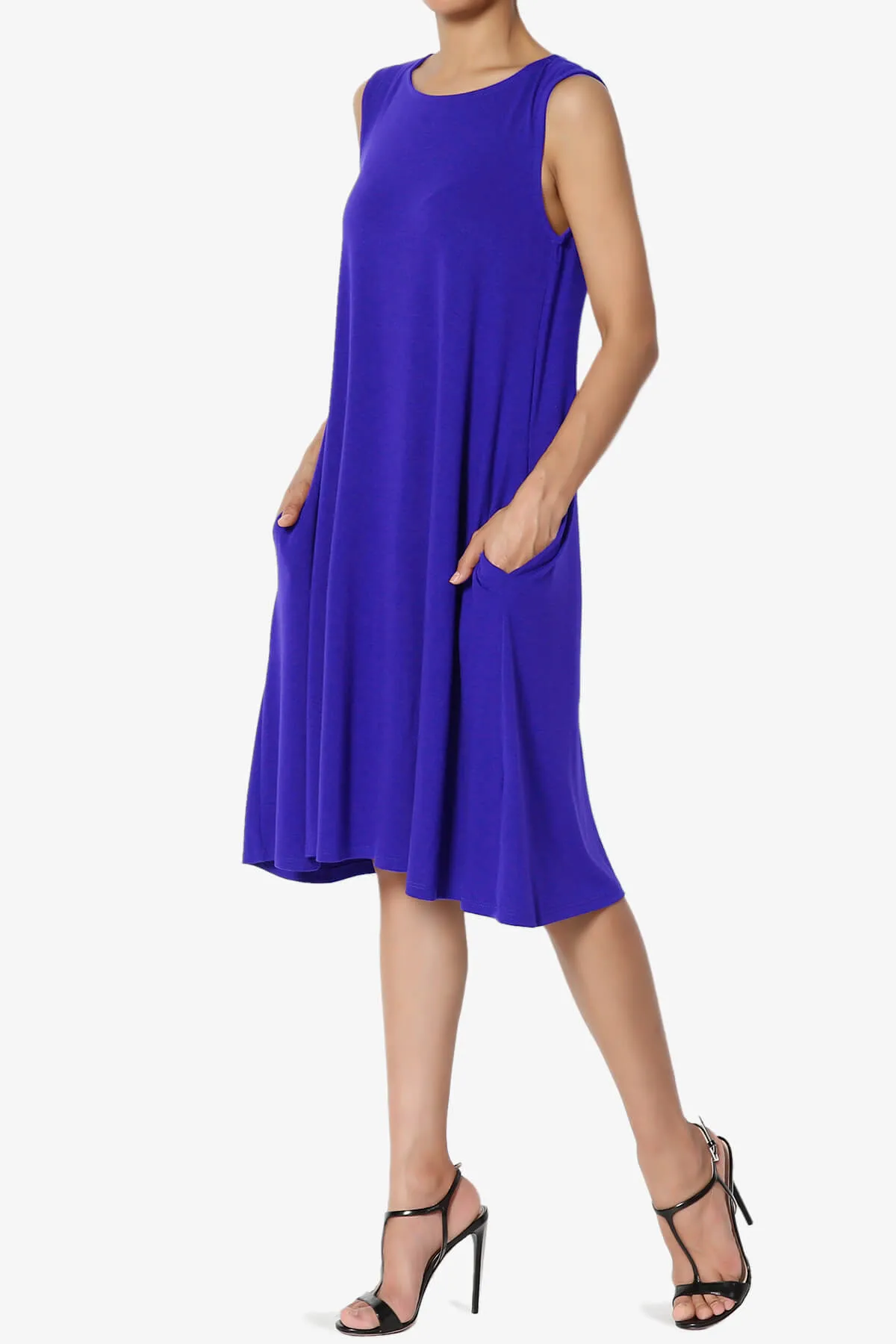 Allie Sleeveless Jersey A-Line Dress