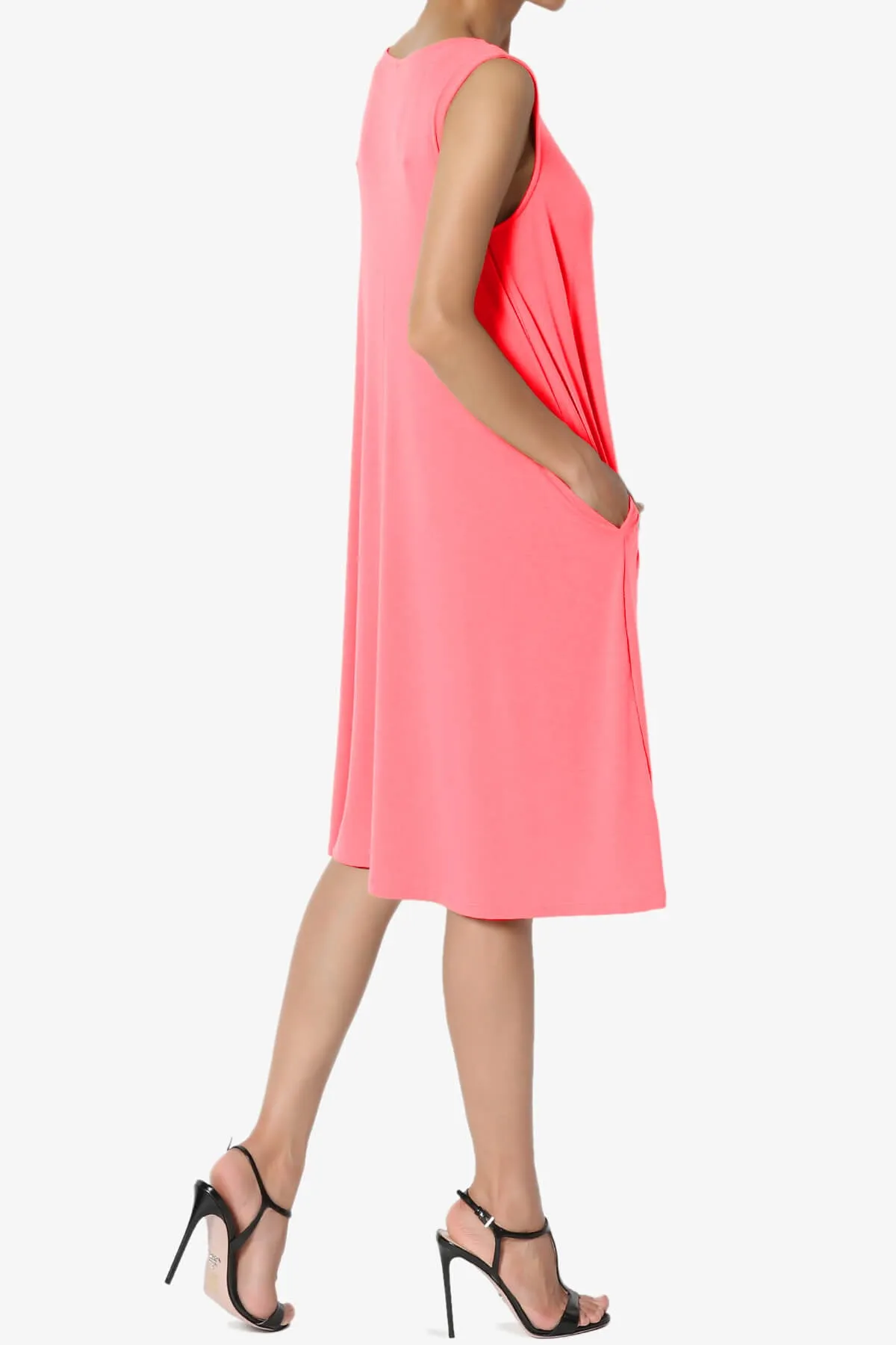 Allie Sleeveless Jersey A-Line Dress