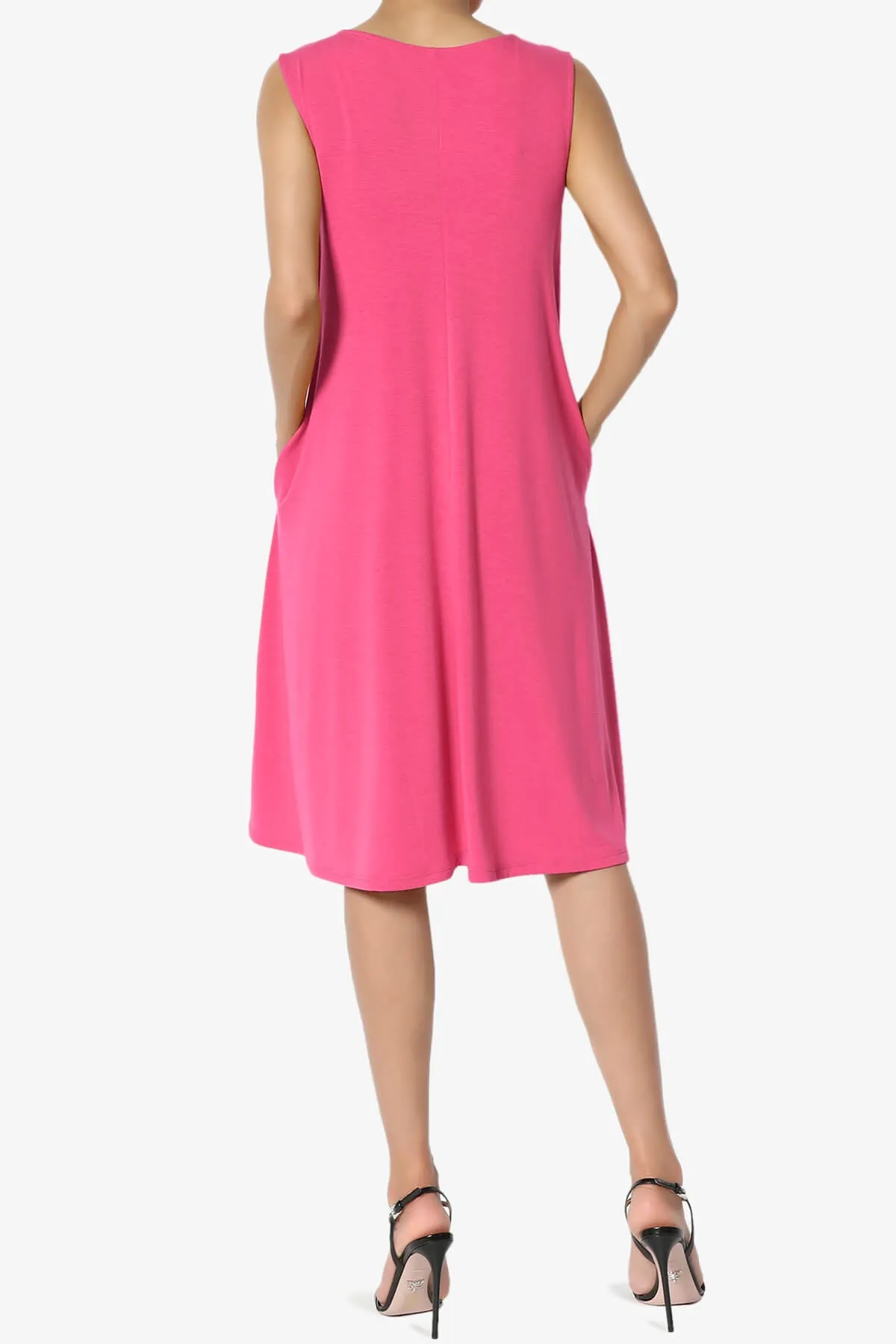 Allie Sleeveless Jersey A-Line Dress