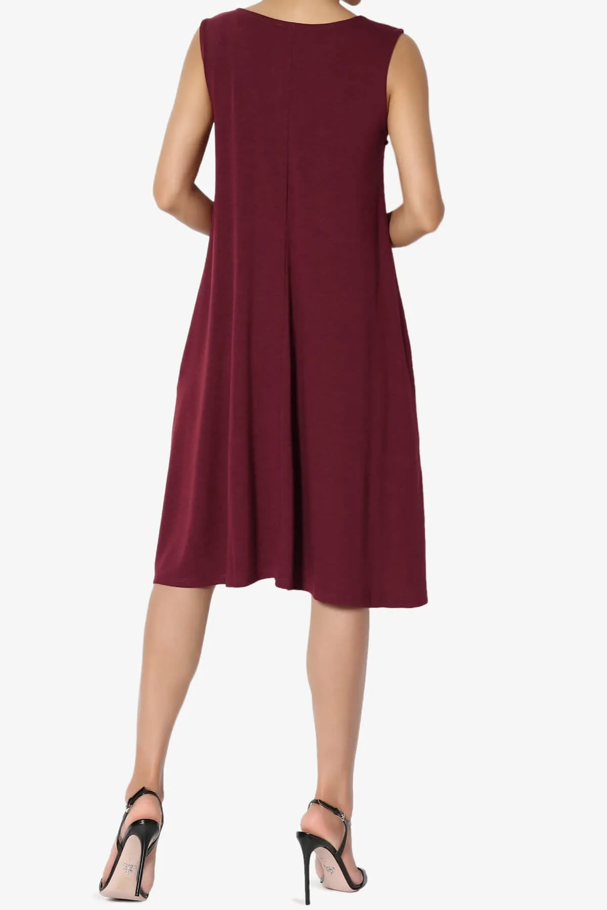 Allie Sleeveless Jersey A-Line Dress
