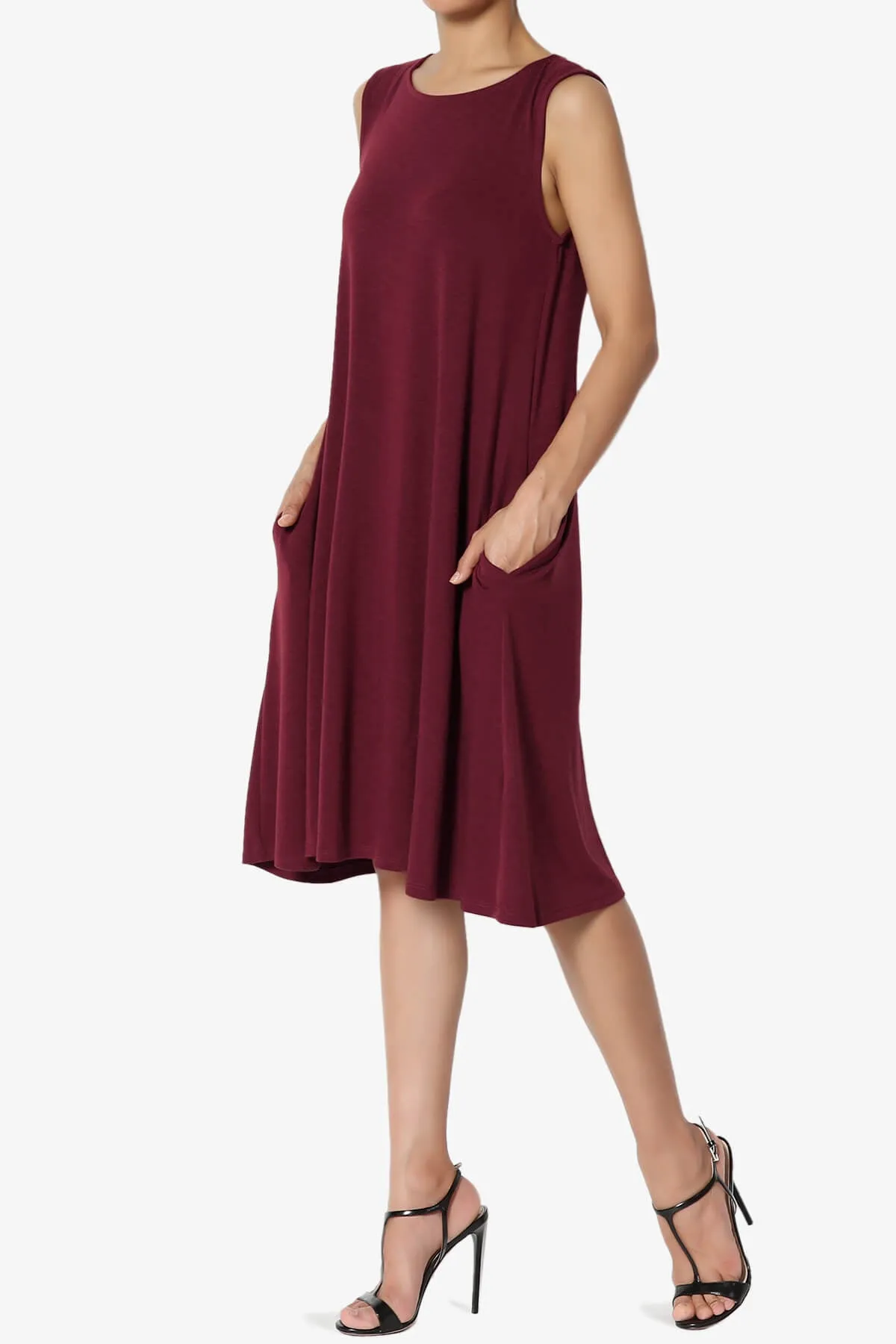 Allie Sleeveless Jersey A-Line Dress