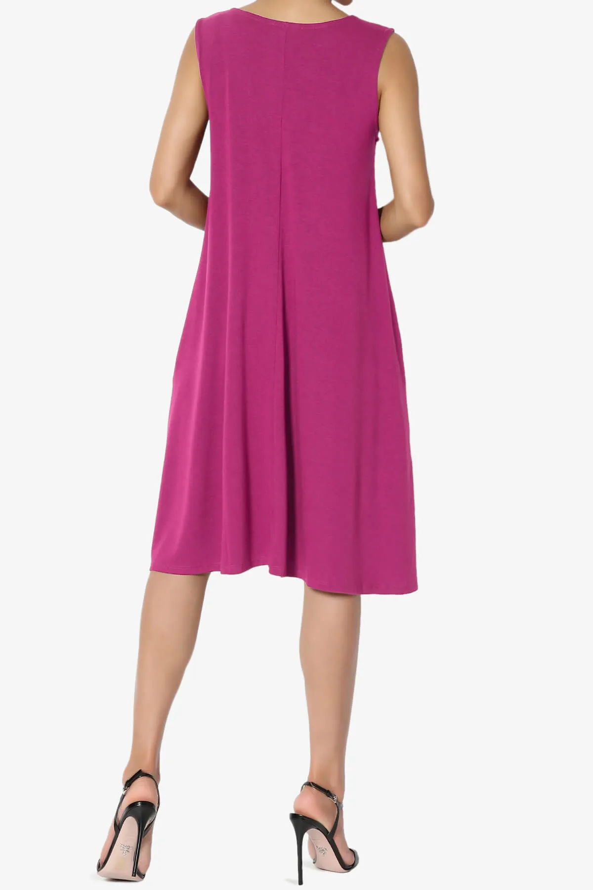 Allie Sleeveless Jersey A-Line Dress