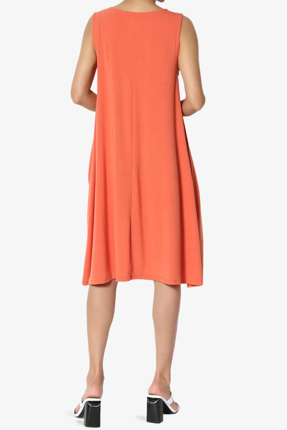 Allie Sleeveless Jersey A-Line Dress