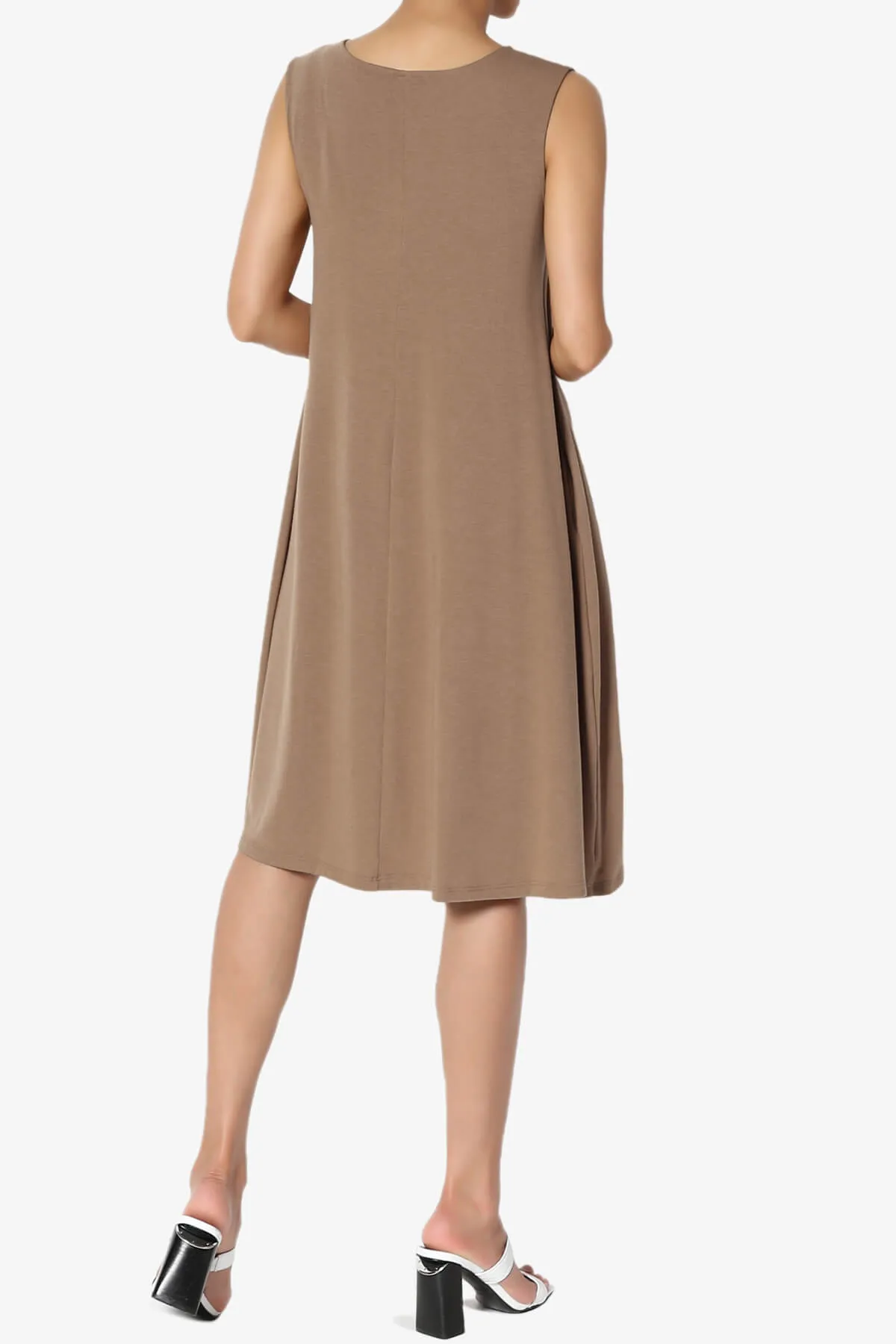 Allie Sleeveless Jersey A-Line Dress