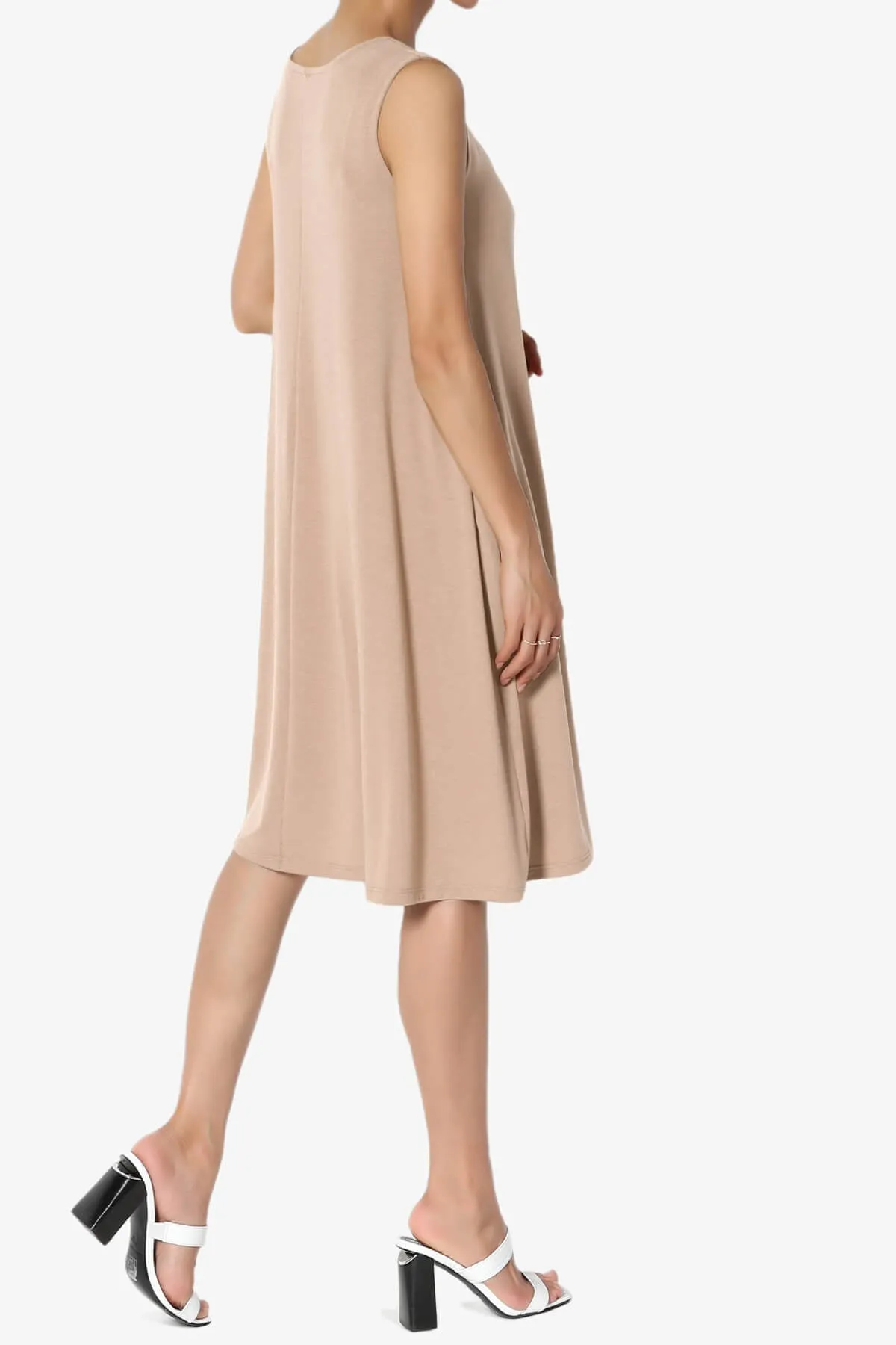 Allie Sleeveless Jersey A-Line Dress