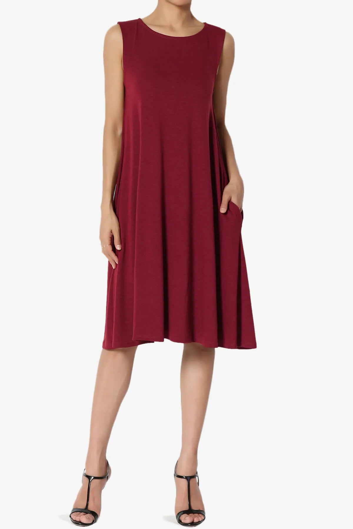Allie Sleeveless Jersey A-Line Dress