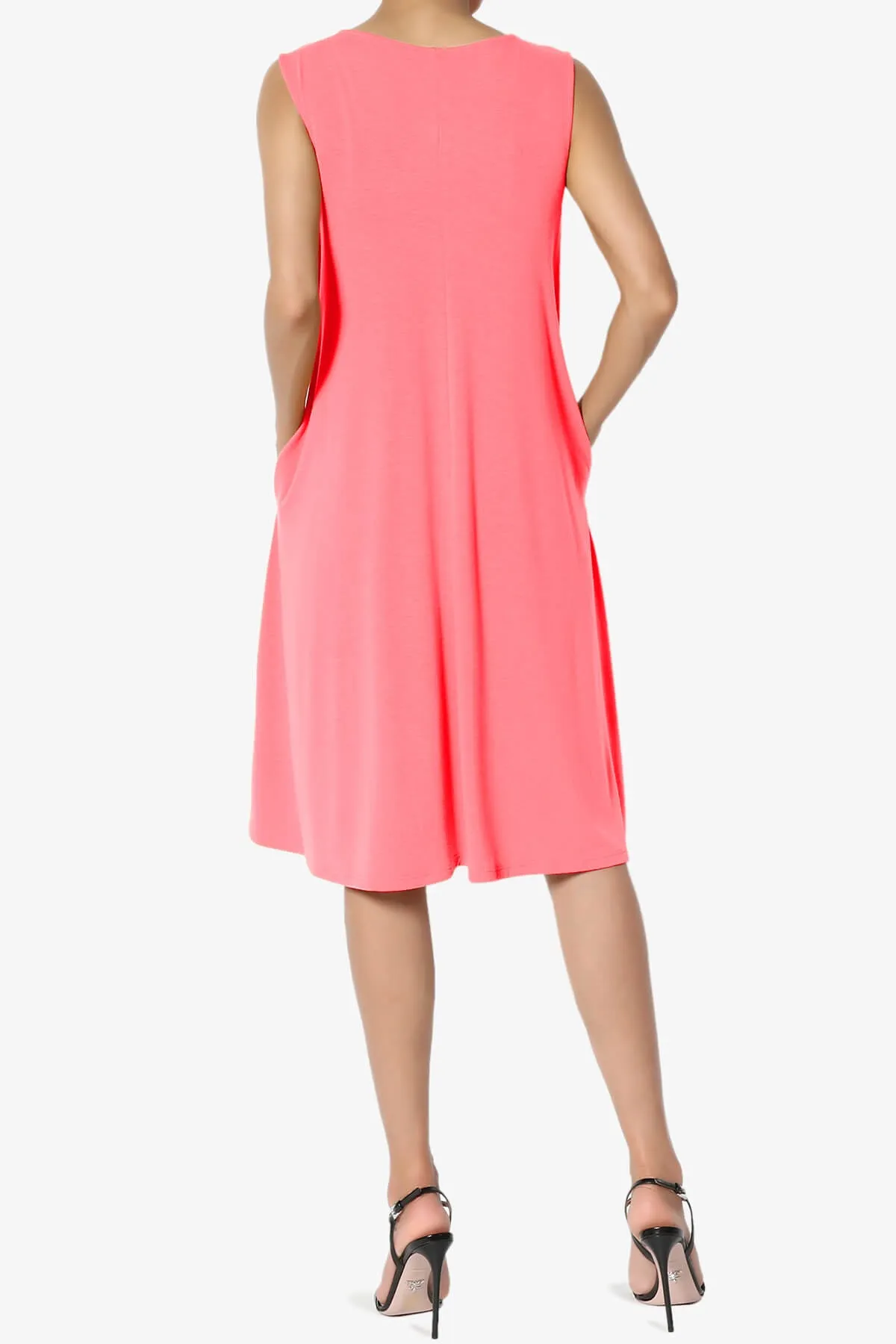 Allie Sleeveless Jersey A-Line Dress